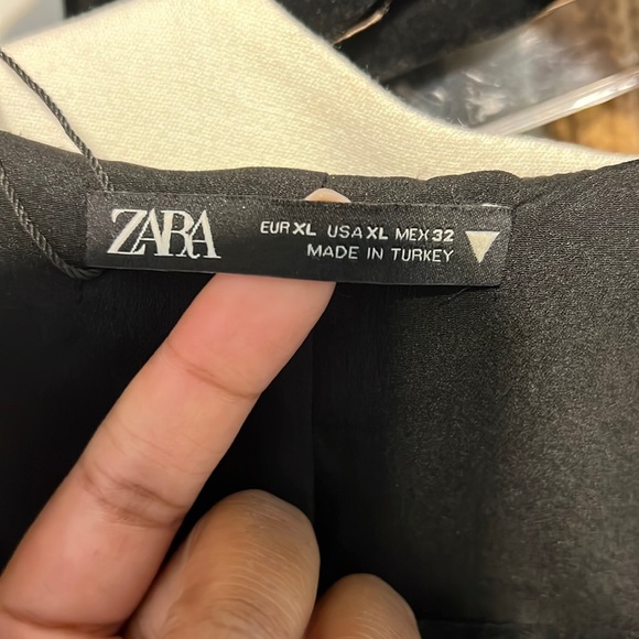 Size XL Black Zara Mini Dress - Picture 6 of 7